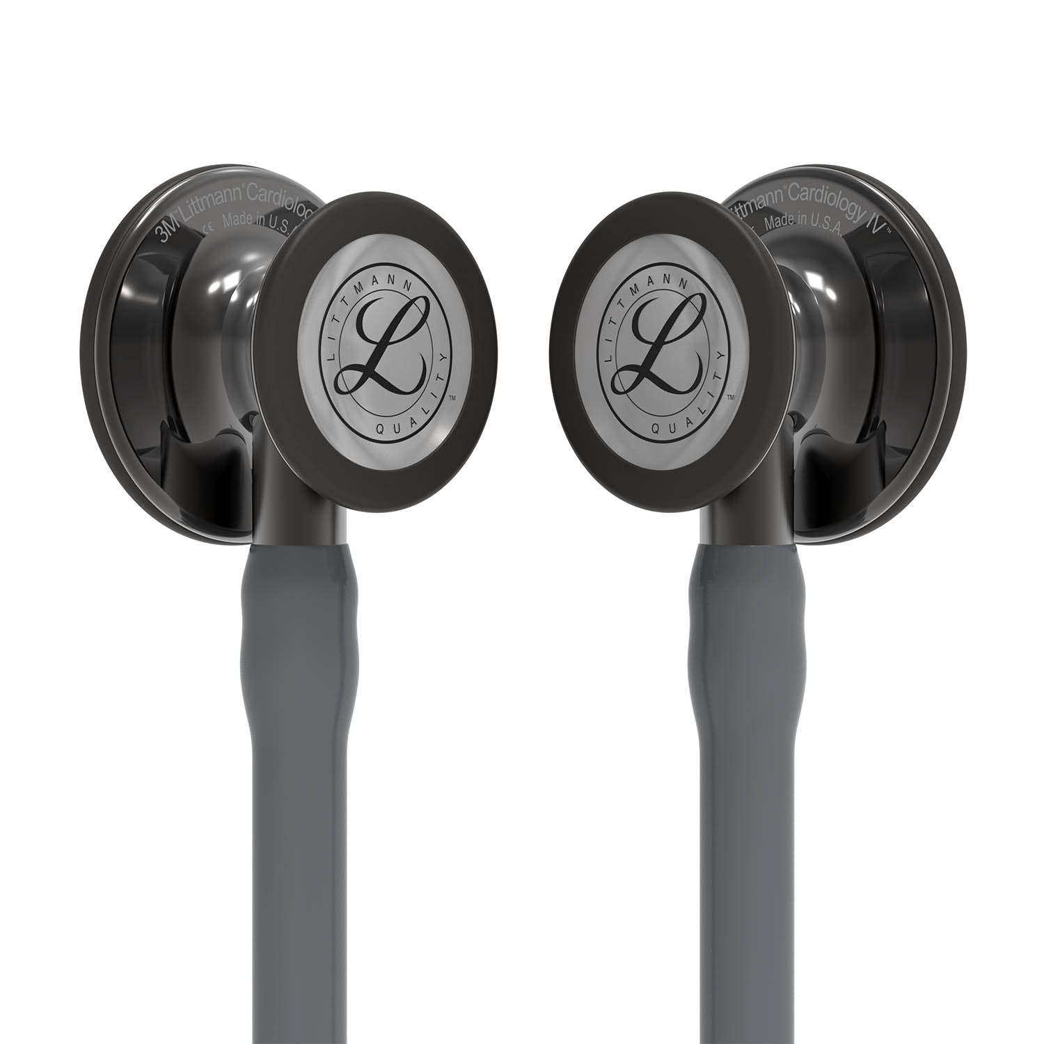 Littmann Cardiology IV Diagnostic Stethoscope: Smoke & Grey - Smoke Stem 6238/B- Over Engraved Littmann Stethoscopes Littmann Stethoscopes