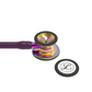 Littmann Cardiology IV Diagnostic Stethoscope: Polished Rainbow & Plum - Violet Stem 6239 - ANCC NTI Stock Littmann Stethoscopes