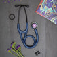 Littmann Cardiology IV Diagnostic Stethoscope: Satin Navy Blue 6242C Littmann Stethoscopes