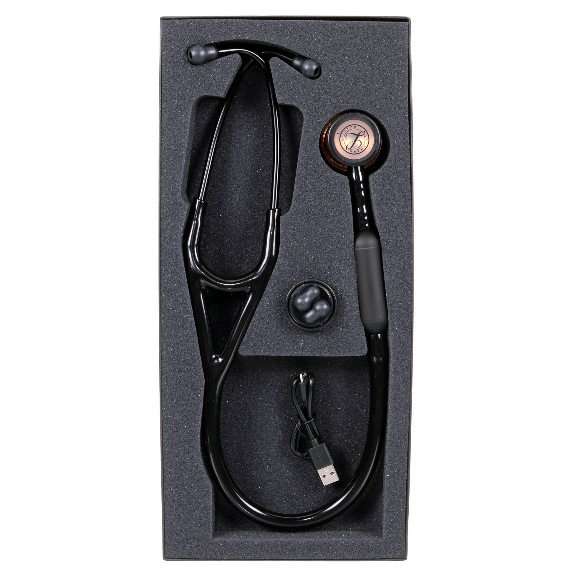 Littmann CORE Digital Stethoscope - 8870 High Polish Copper & Black