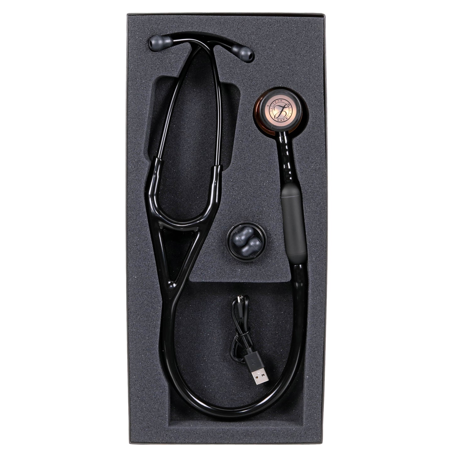 Littmann CORE Digital Stethoscope - 8870/B High Polish Copper & Black Over Engraved Stethoscopes Littmann Stethoscopes