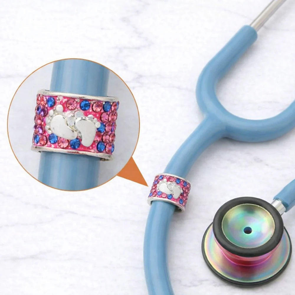 CharMED Crystal Stethoscope Charms Baby feet Migration_Accessories CharMED