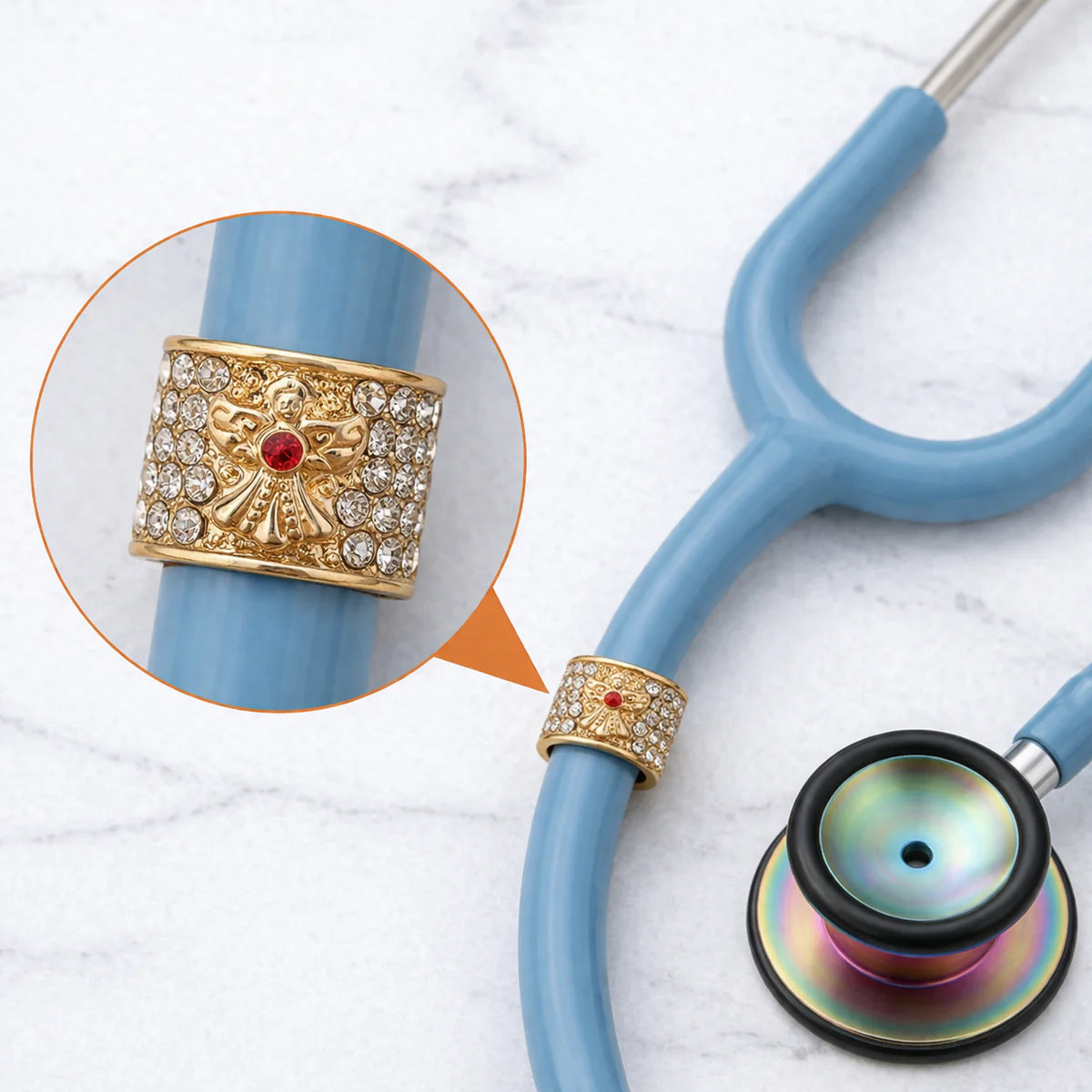 CharMED Crystal Stethoscope Charms Angel Migration_Accessories CharMED