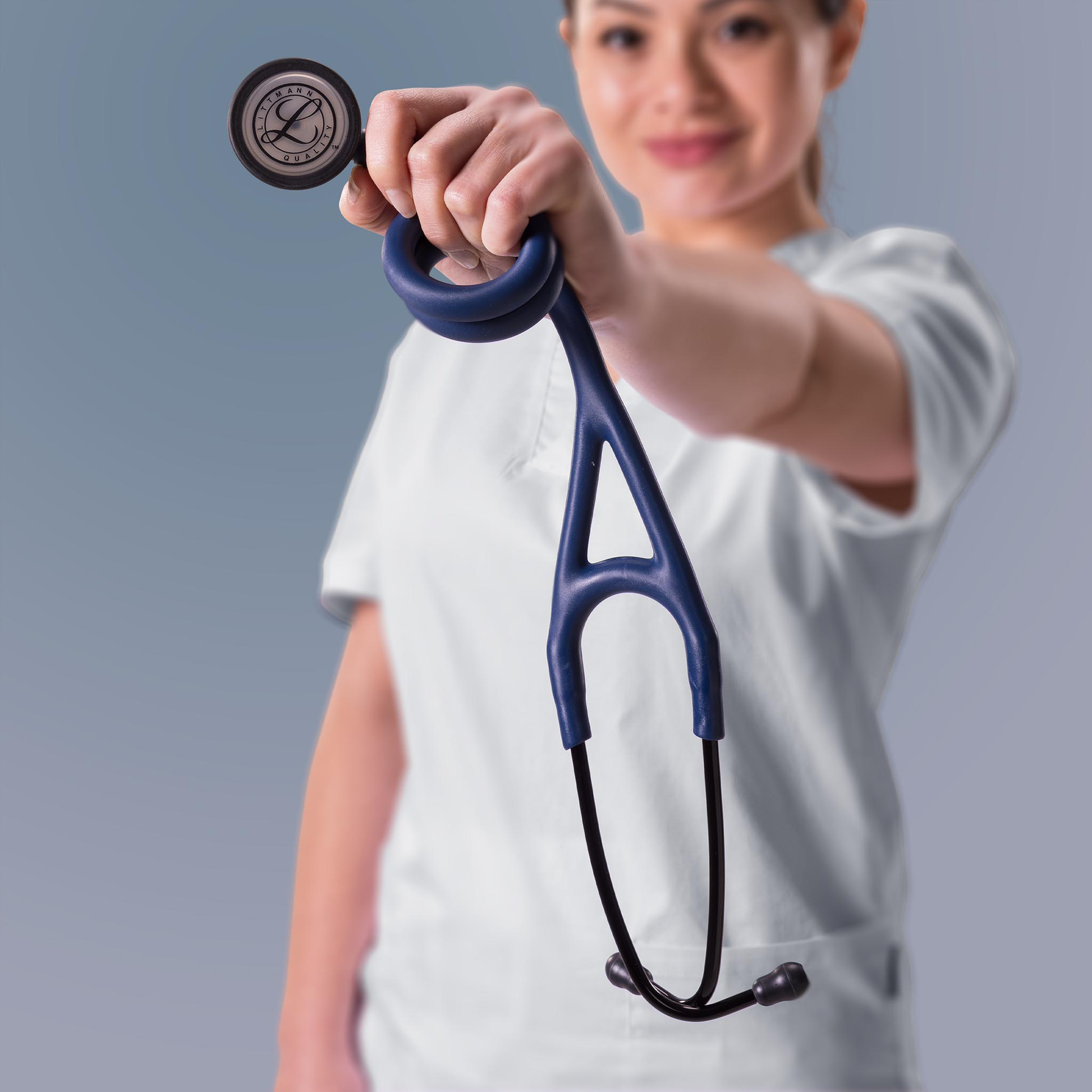 Littmann Cardiology IV Diagnostic Stethoscope: Satin Navy Blue 6242C Littmann Stethoscopes