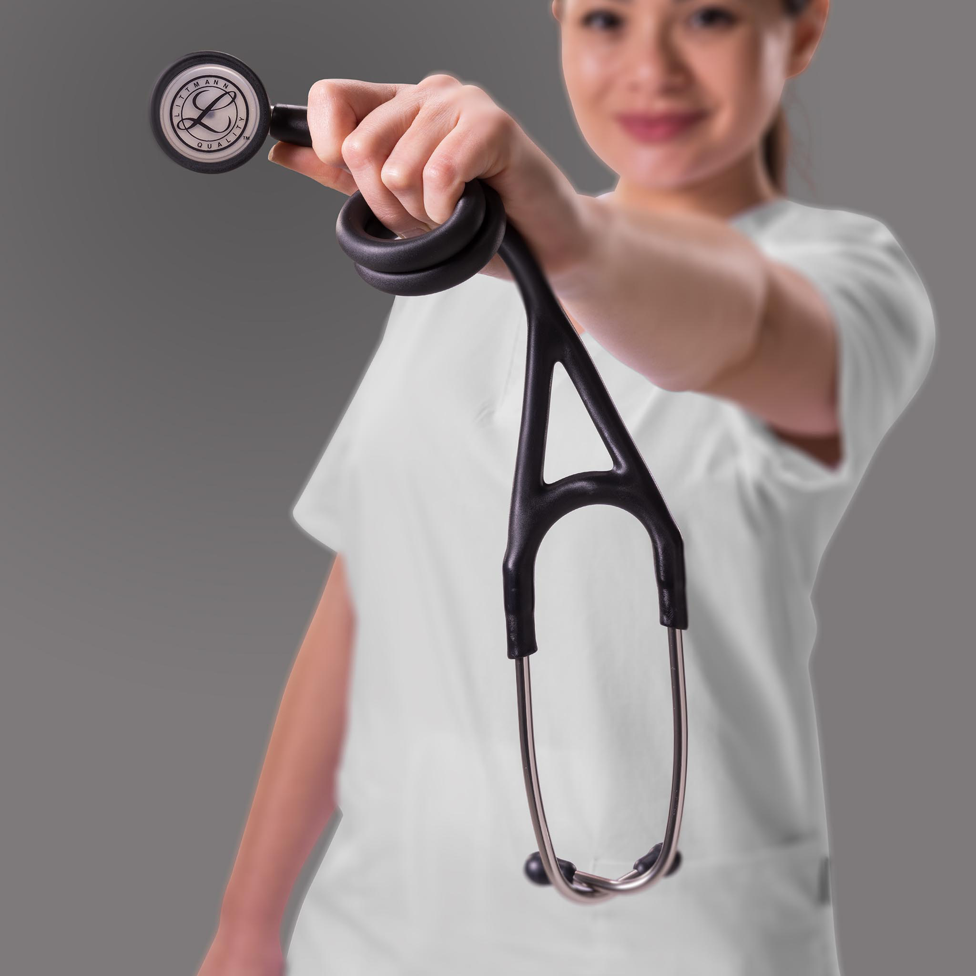 Littmann Cardiology IV Diagnostic Stethoscope: Satin Black 6177C Littmann Stethoscopes