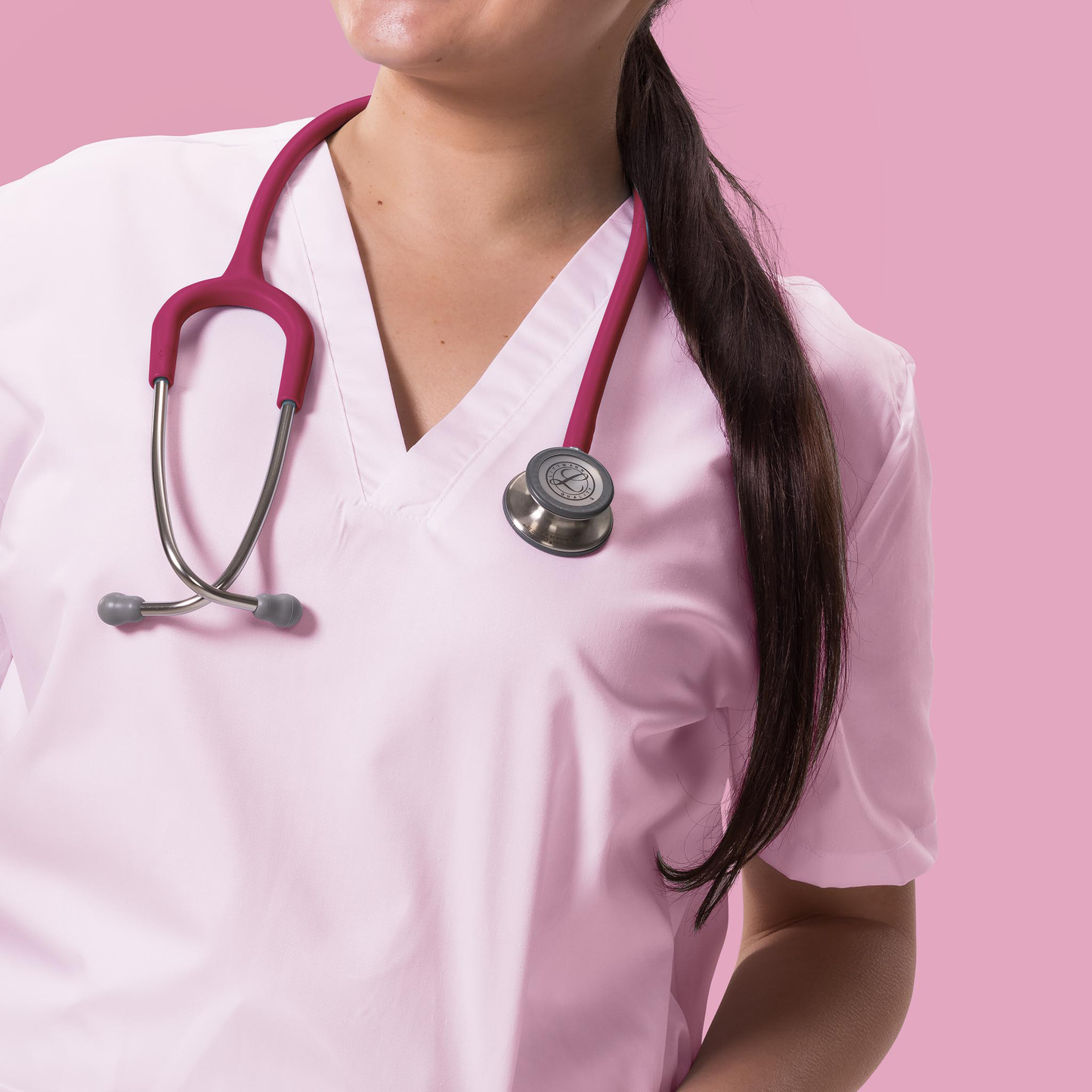 Littmann Classic III Monitoring Stethoscope: Satin Raspberry 5648C Littmann Stethoscopes