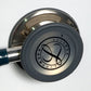 Littmann Classic III Monitoring Stethoscope: Smoke & Turquoise - Pink Stem 5872 - Over Engraved Stethoscopes 3M Littmann   