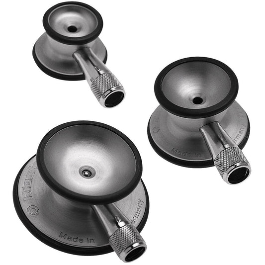 Riester 3 Tristar Stethoscope Chestpieces (Adult, Baby and Neonatal) - Aluminum Riester
