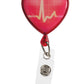 Retracteze ID Holder Accessories Prestige EKG Heart
