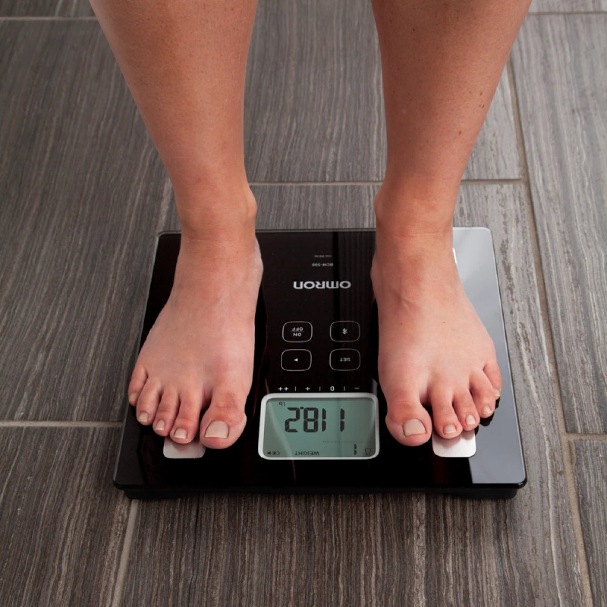 Omron - Body Composition Monitor and Scale with Bluetooth® Connectivity Omron