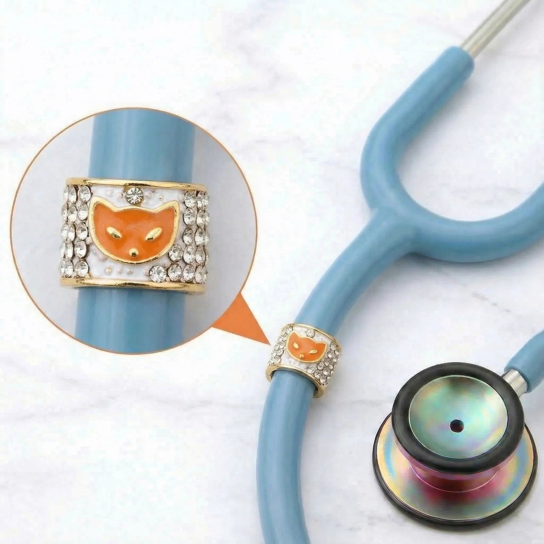 CharMED Crystal Stethoscope Charms Cat Migration_Accessories CharMED