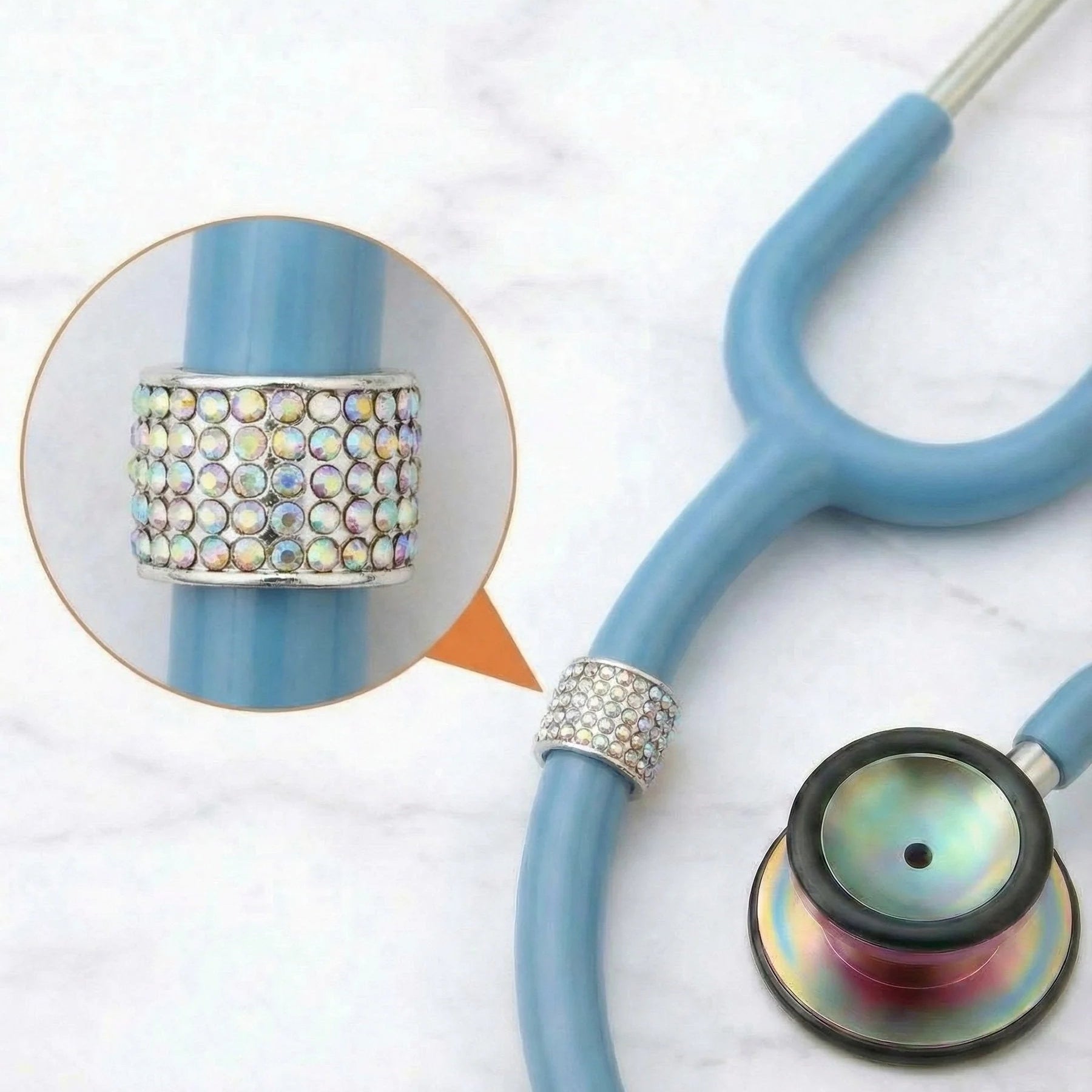 CharMED Crystal Stethoscope Charms Iridescent Migration_Accessories CharMED