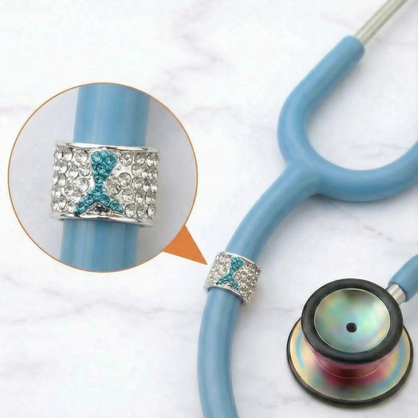 CharMED Crystal Stethoscope Charms Mermaid Tail Migration_Accessories CharMED