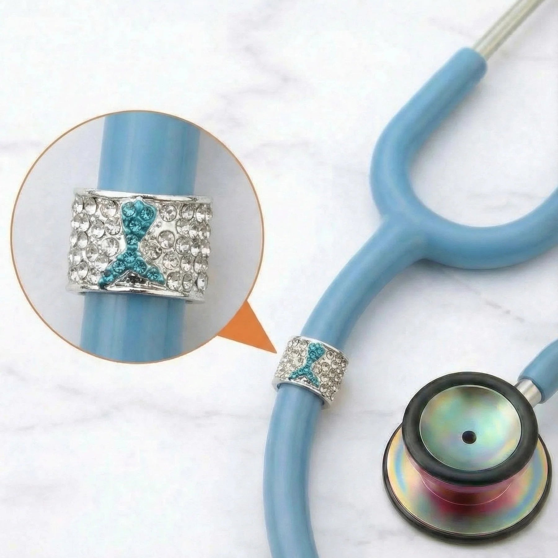 CharMED Crystal Stethoscope Charms Mermaid Tail Migration_Accessories CharMED