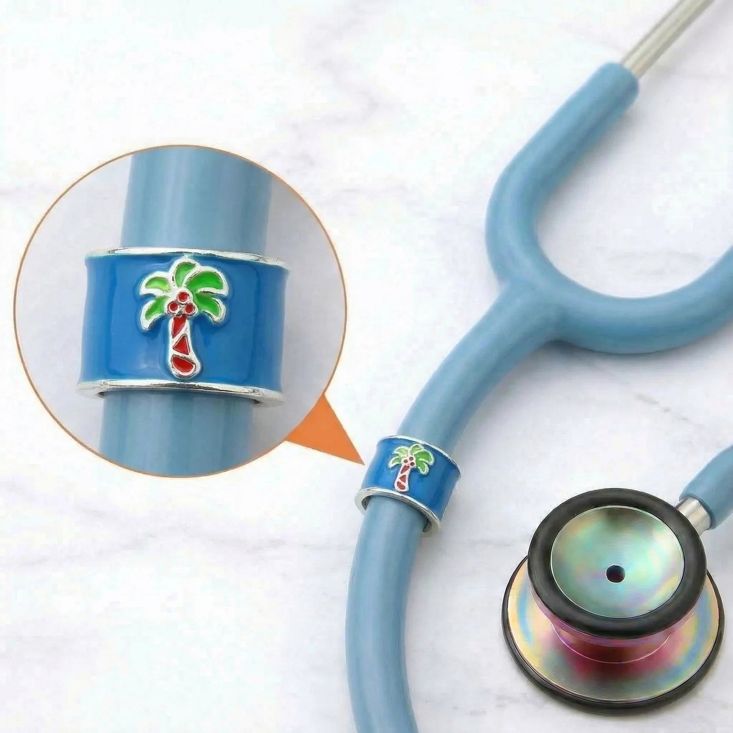 CharMED Crystal Stethoscope Charms Palm Tree Migration_Accessories CharMED
