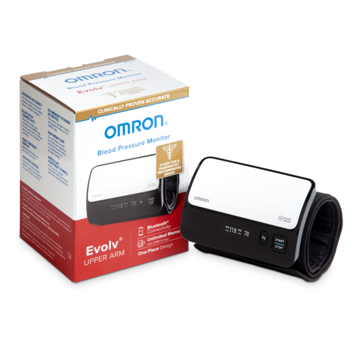 Omron - Evolv® Wireless Upper Arm Blood Pressure Monitor Omron
