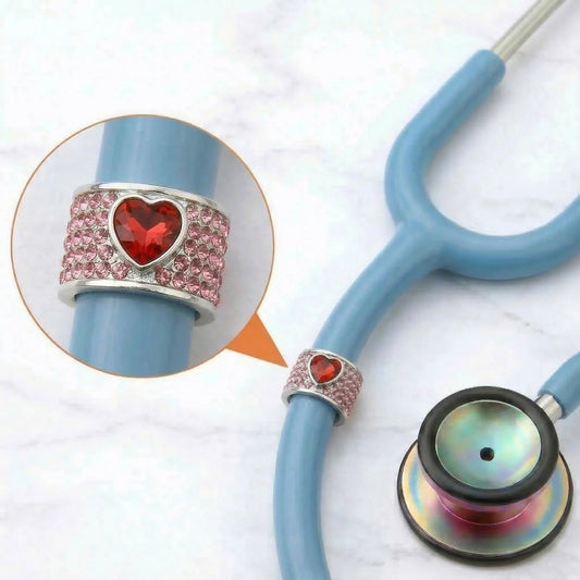 CharMED Crystal Stethoscope Charms Heart Migration_Accessories CharMED
