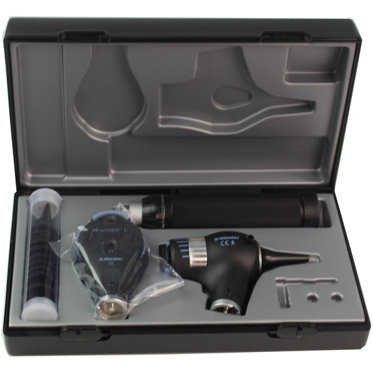 Riester EliteVue Otoscope Ophthalmoscope L2 set, LED, 3.5 V, Requires 1 Rechargeable Li-ion Battery Riester