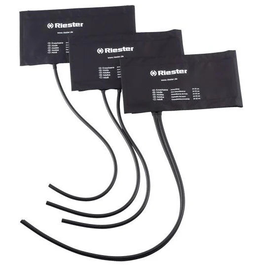 Velcro Cuff Obese Size 70cm x 15cm with 2 Tubes - Black