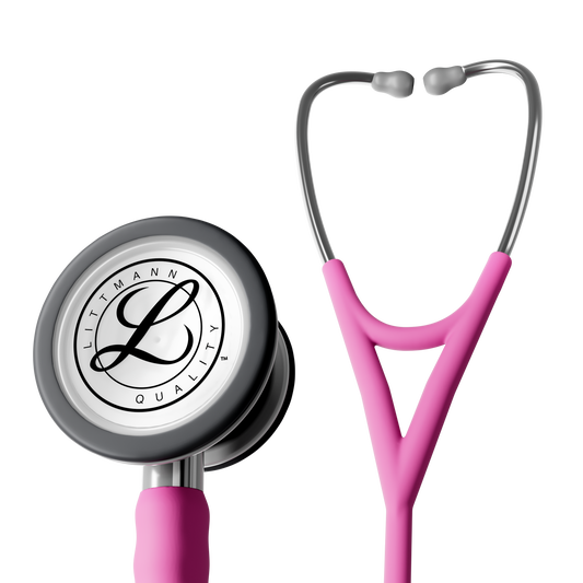 Littmann Cardiology IV Diagnostic Stethoscope: Satin Rose Pink 6159C Littmann Stethoscopes