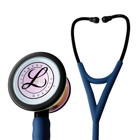 Littmann Cardiology IV Diagnostic Stethoscope: Satin Navy Blue 6242C Littmann Stethoscopes