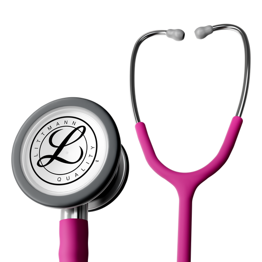 Littmann Classic III Monitoring Stethoscope: Satin Raspberry 5648C Littmann Stethoscopes