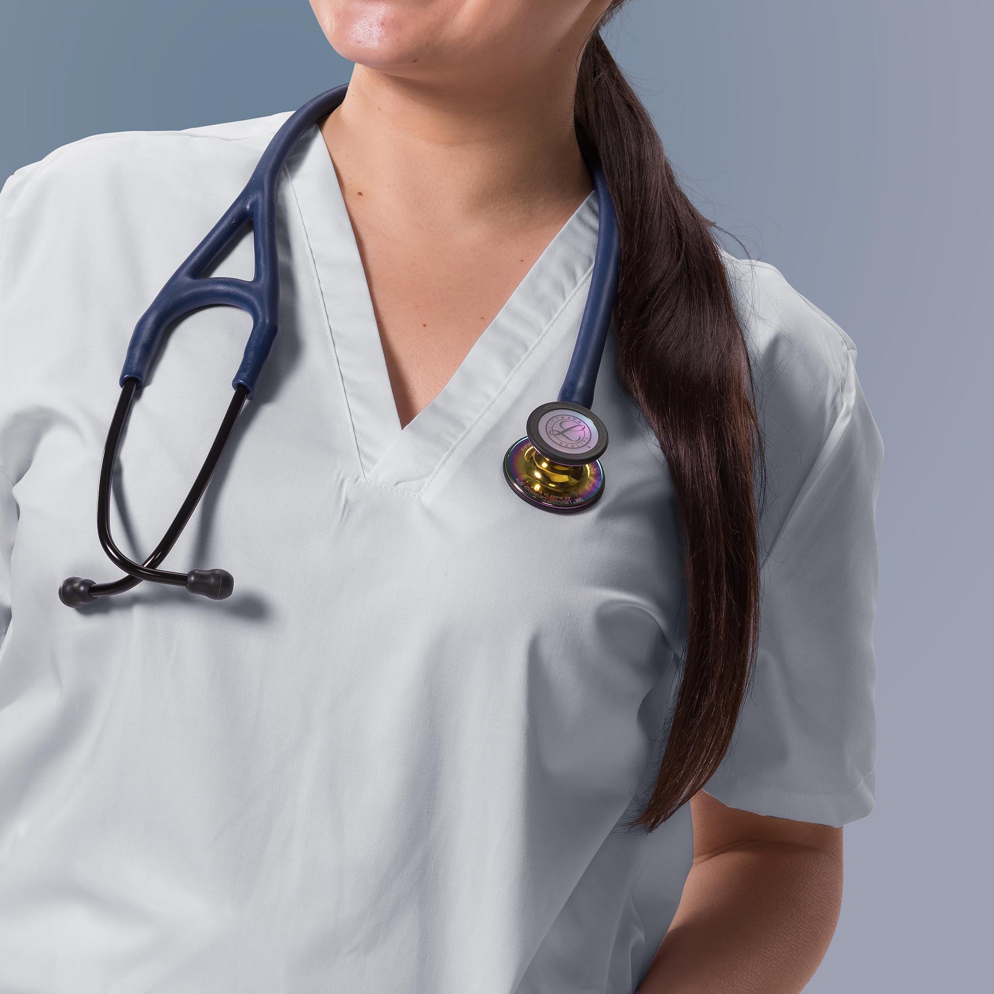 Littmann Cardiology IV Diagnostic Stethoscope: Satin Navy Blue 6242C Littmann Stethoscopes