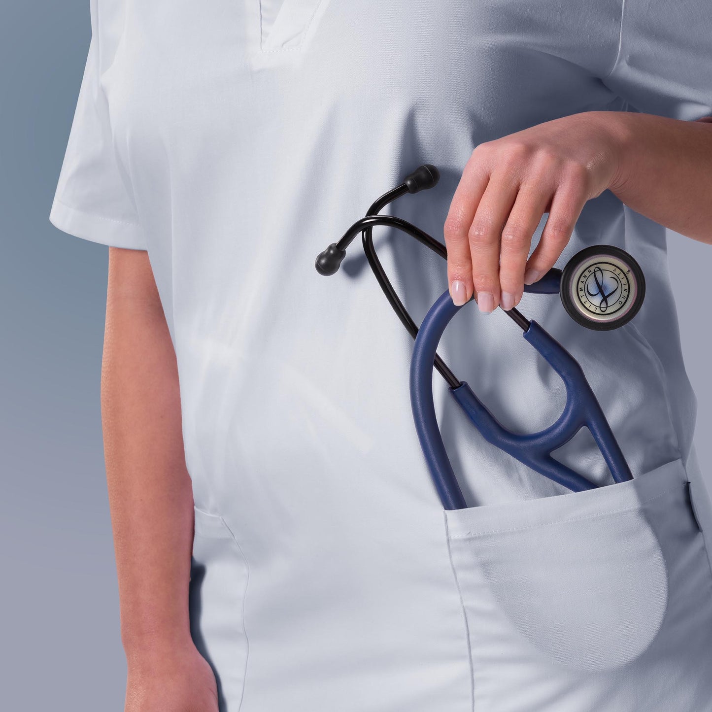 Littmann Cardiology IV Diagnostic Stethoscope: Satin Navy Blue 6242C Littmann Stethoscopes