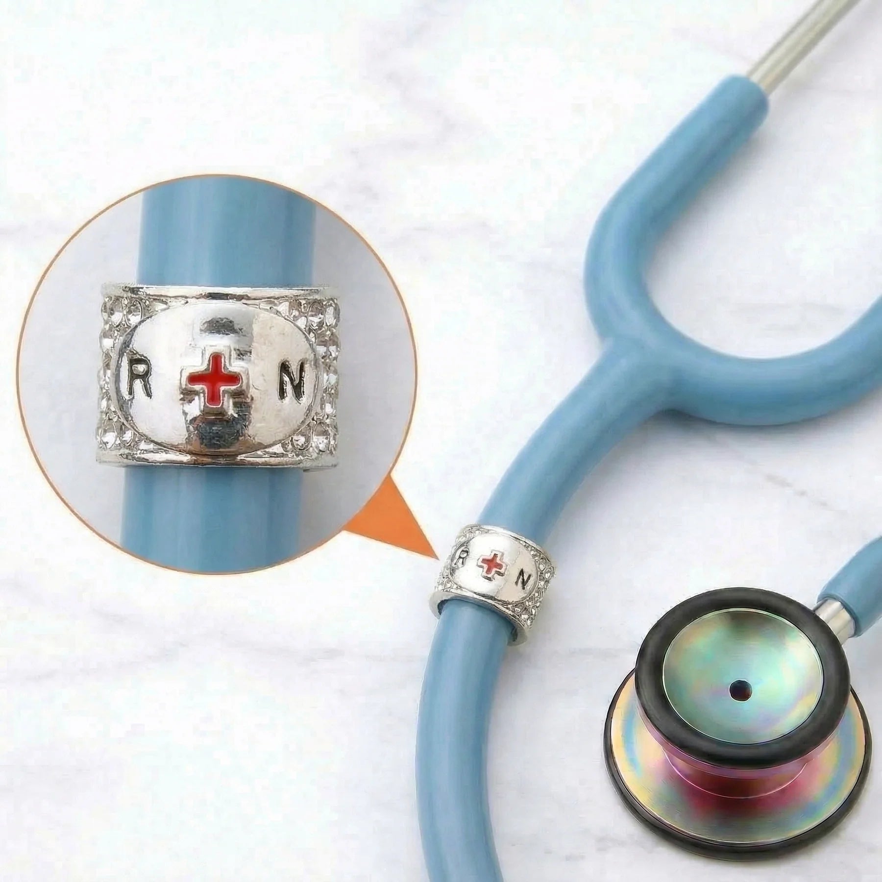 CharMED Crystal Stethoscope Charms Registered Nurse Migration_Accessories CharMED