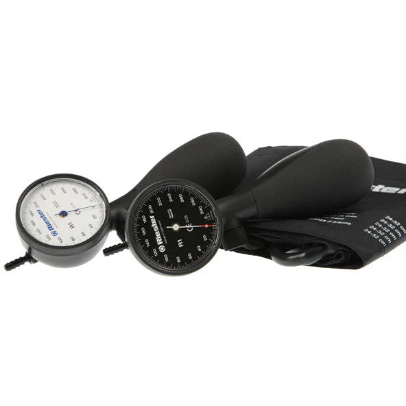 Riester r1 shock-proof Sphygmomanometer with 1 Tube Adult Cuff - Black