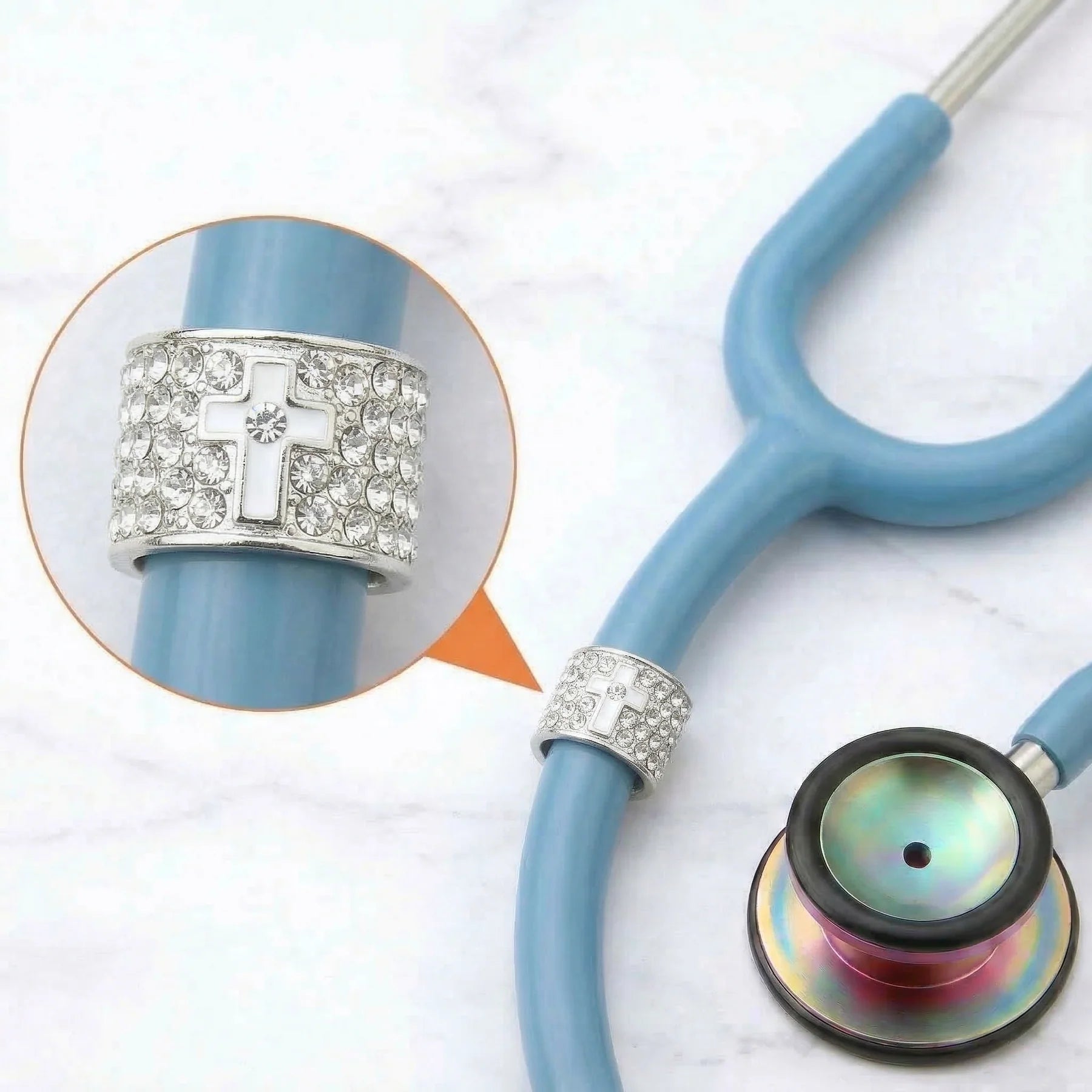 CharMED Crystal Stethoscope Charms Cross Migration_Accessories CharMED