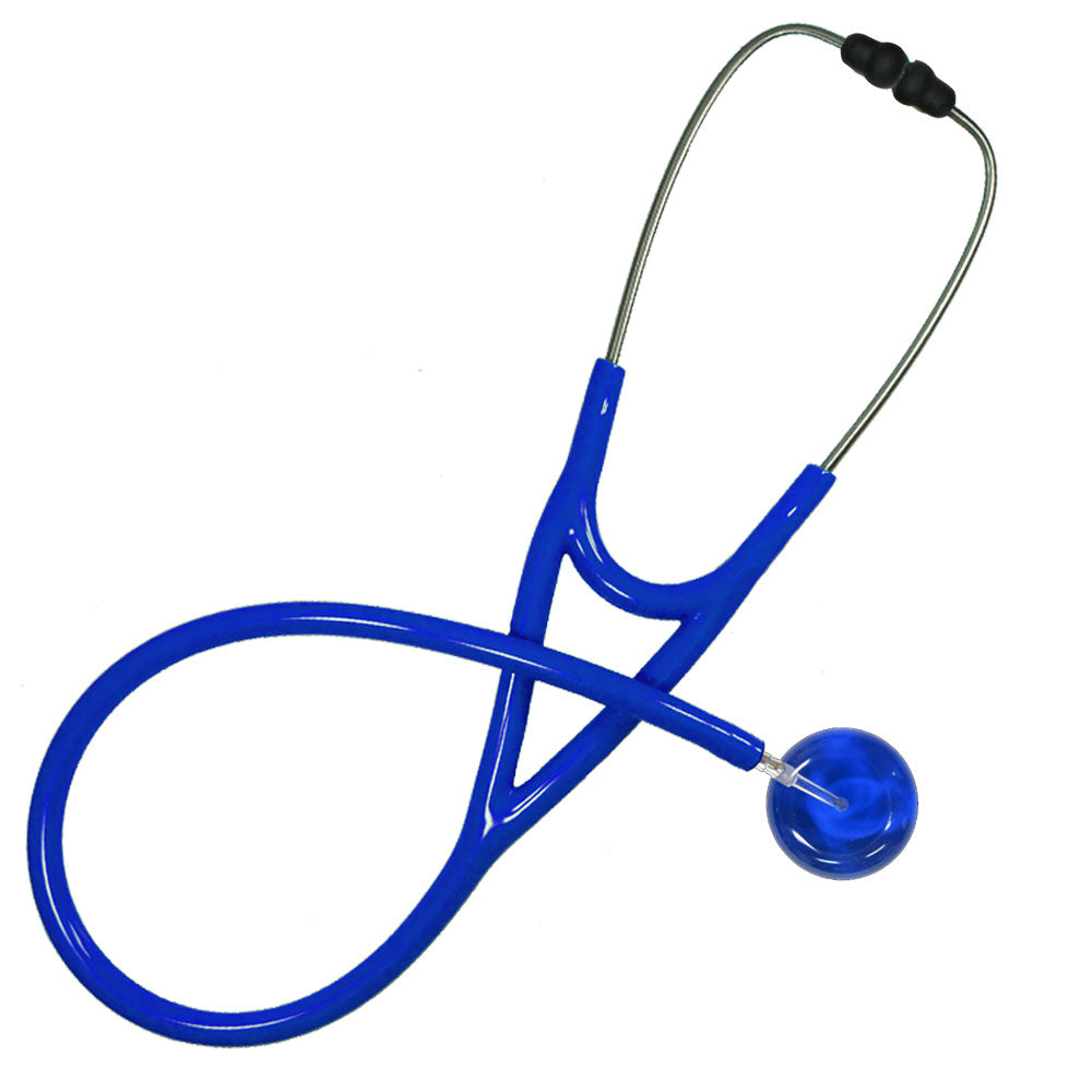 Ultrascope Adult Single Stethoscope - Solid Color Head Stethoscopes Ultrascope Royal  