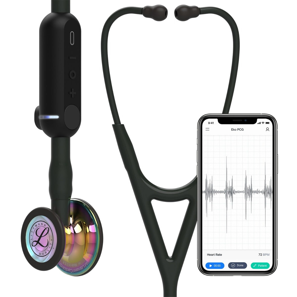 Stethoscope Using For Machine Black Stethoscope Heart