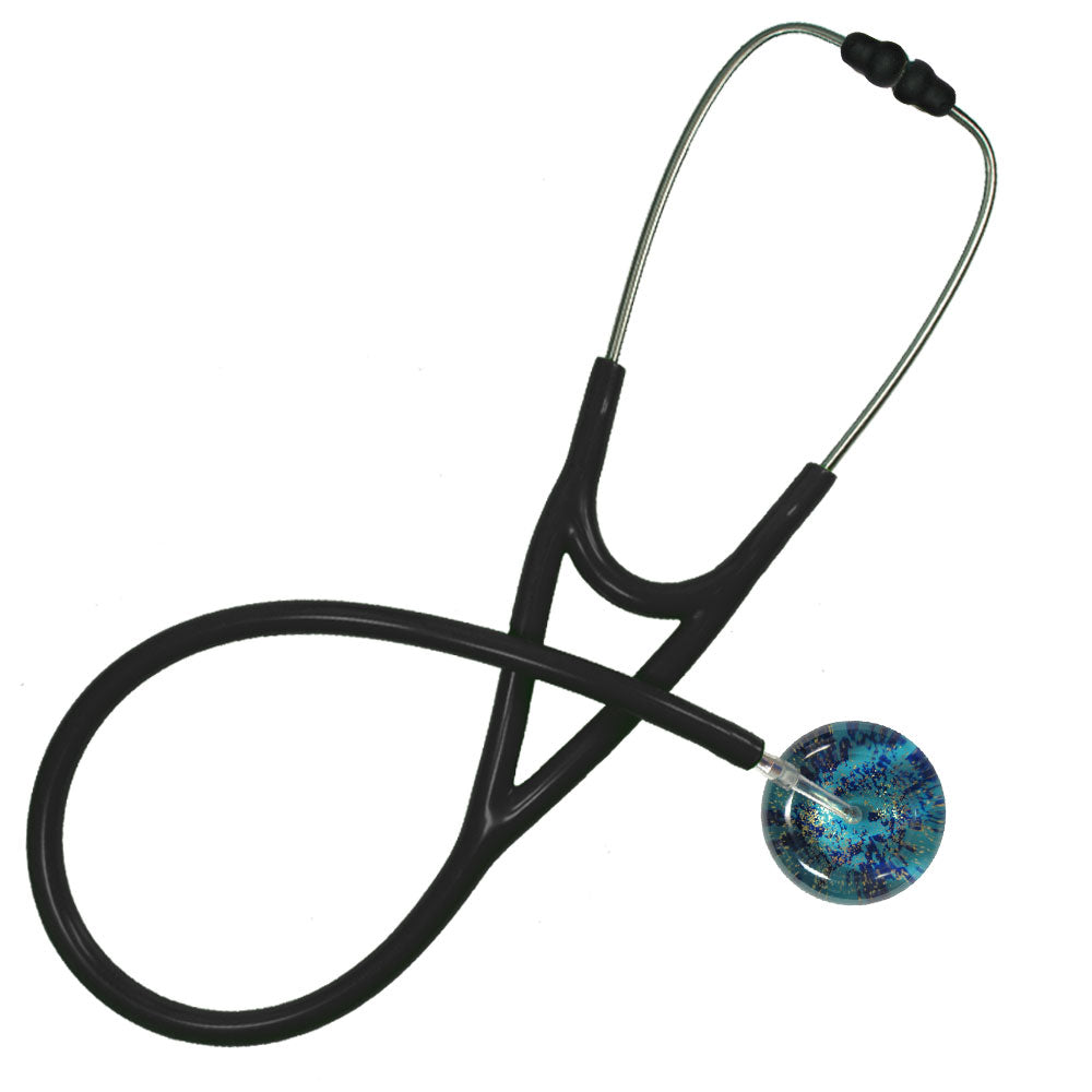 Ultrascope Pediatric Single Stethoscope - Sapphire Galaxy Stethoscopes Ultrascope Black  