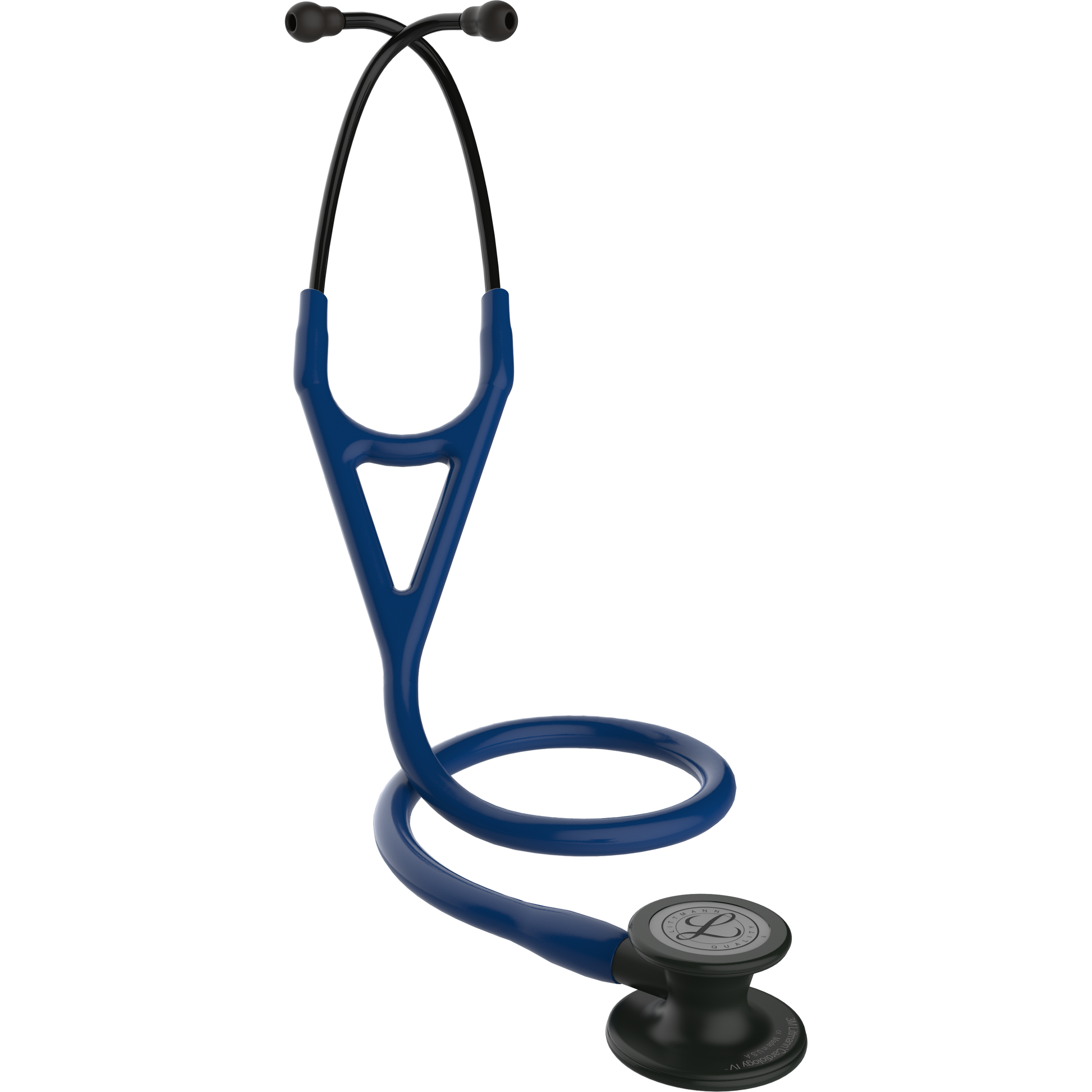 Littmann Cardiology IV Diagnostic Stethoscope: Black & Navy 6168 Stethoscopes 3M Littmann   