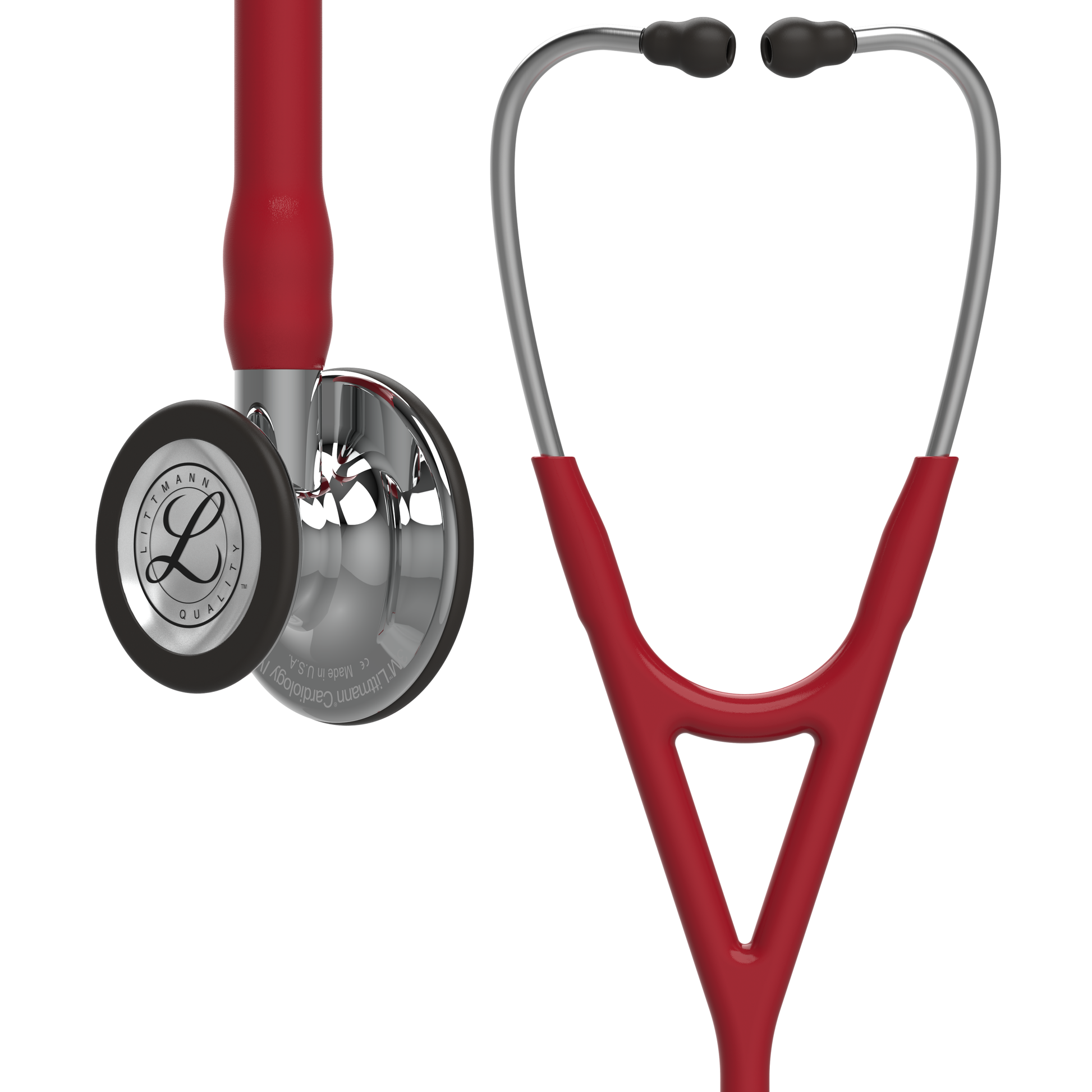 Littmann Cardiology IV Diagnostic Stethoscope: Burgundy - Mirror Finish 6170 - Over Engraved 3M Littmann Stethoscopes 3M Littmann   