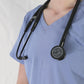Littmann Cardiology IV Diagnostic Stethoscope: Smoke & Black - Black Stem 6232