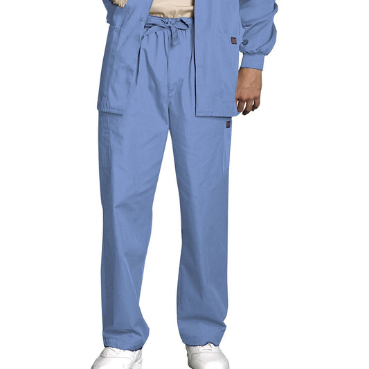 Cherokee Men's WorkWear Cargo Scrub Pant - Tall Scrubs Cherokee S Ceil Blue 