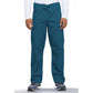 Cherokee WorkWear Unisex Drawstring Scrub Pants  Cherokee XS Caribbean Blue 