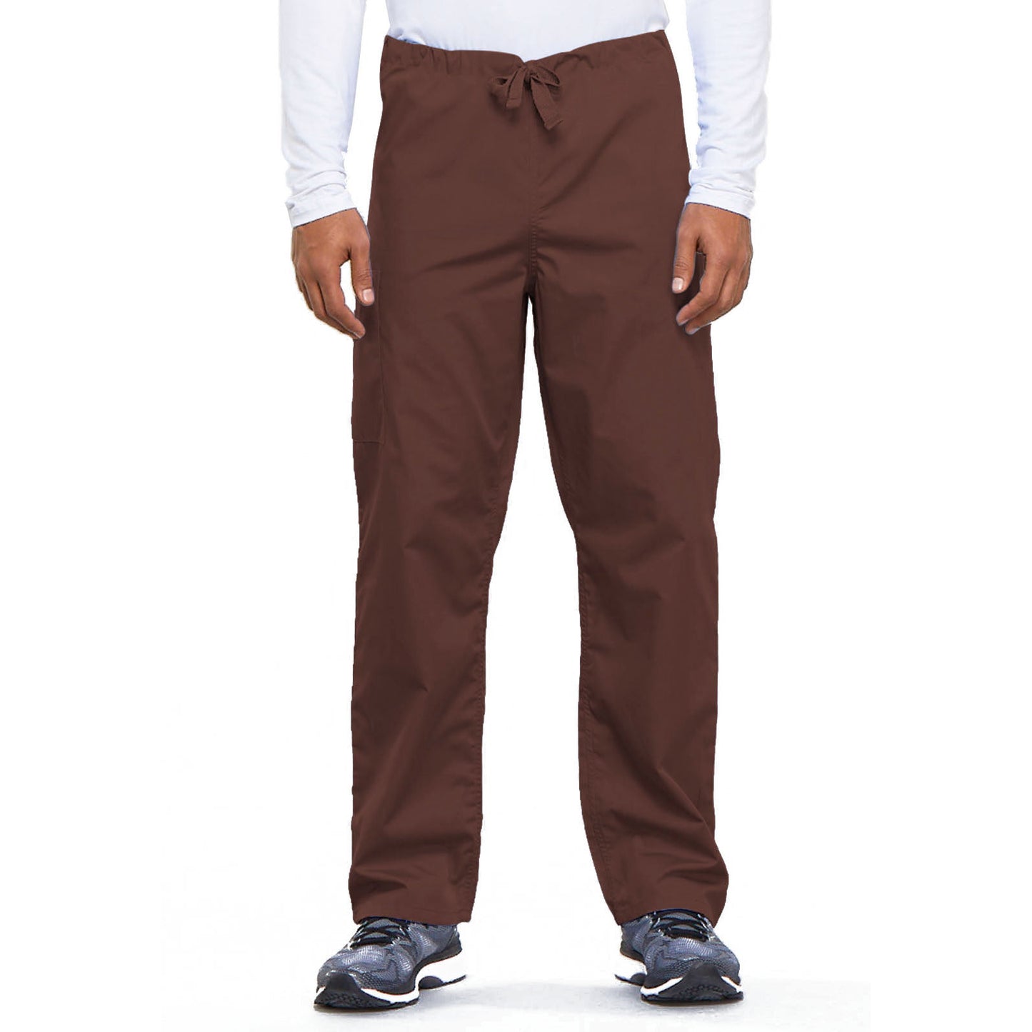 Cherokee WorkWear Unisex Drawstring Scrub Pants  Cherokee XS Chocolate 