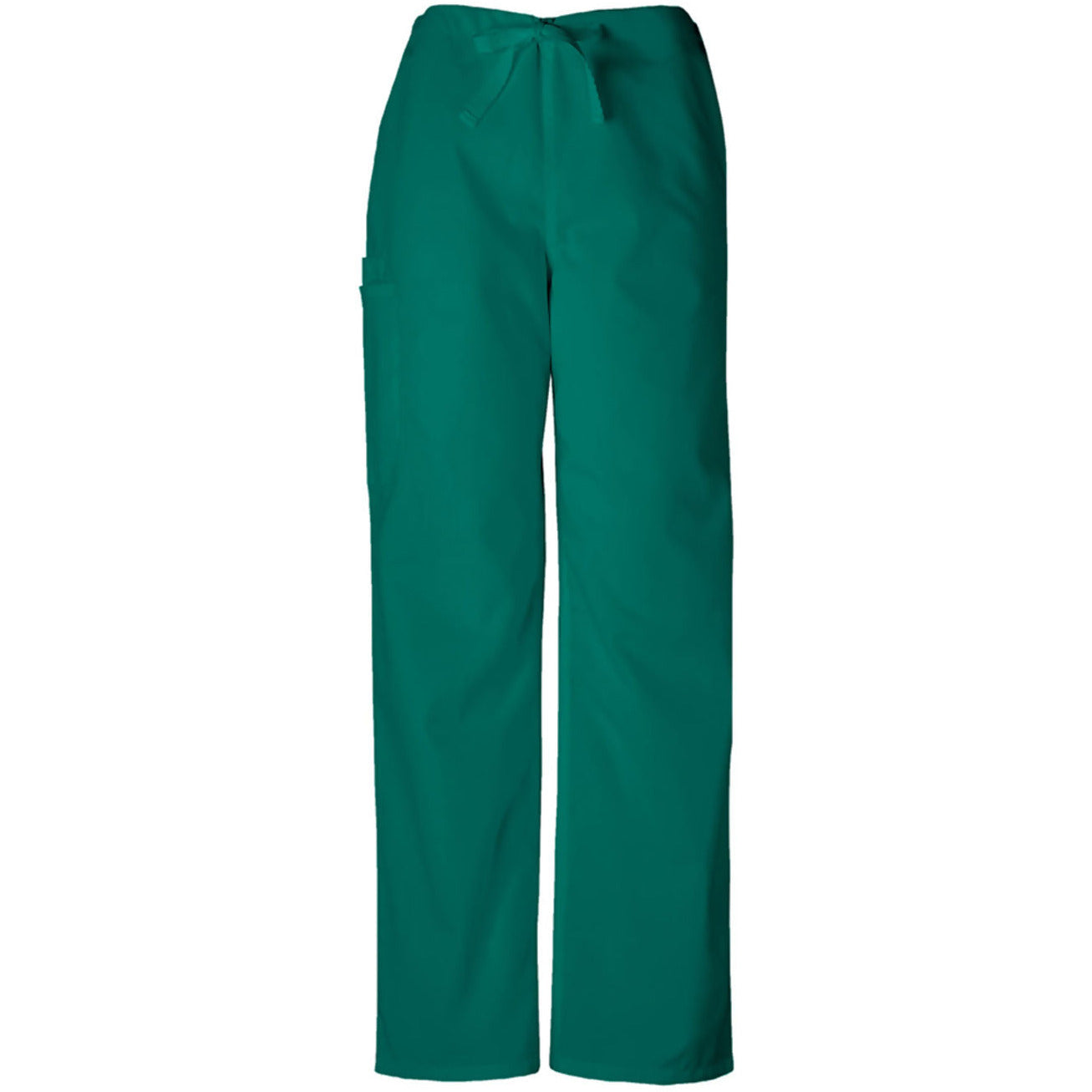 Cherokee WorkWear Unisex Drawstring Scrub Pant - Petite Scrubs Cherokee XS Hunter 