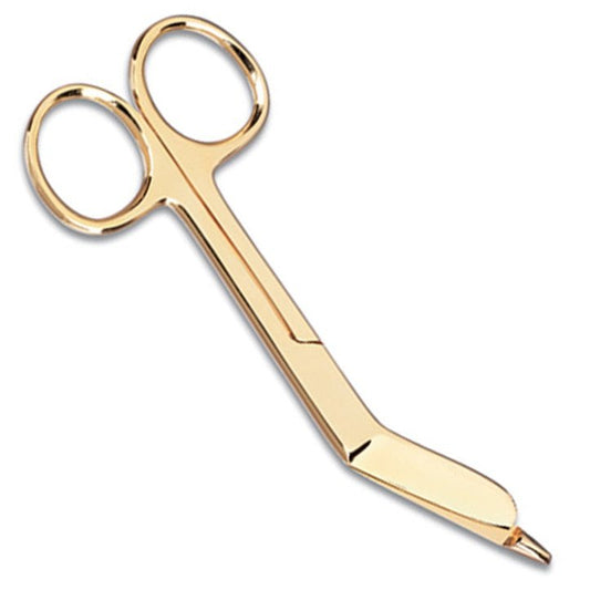 4.5" Gold Plated Bandage Scissor Accessories Prestige   