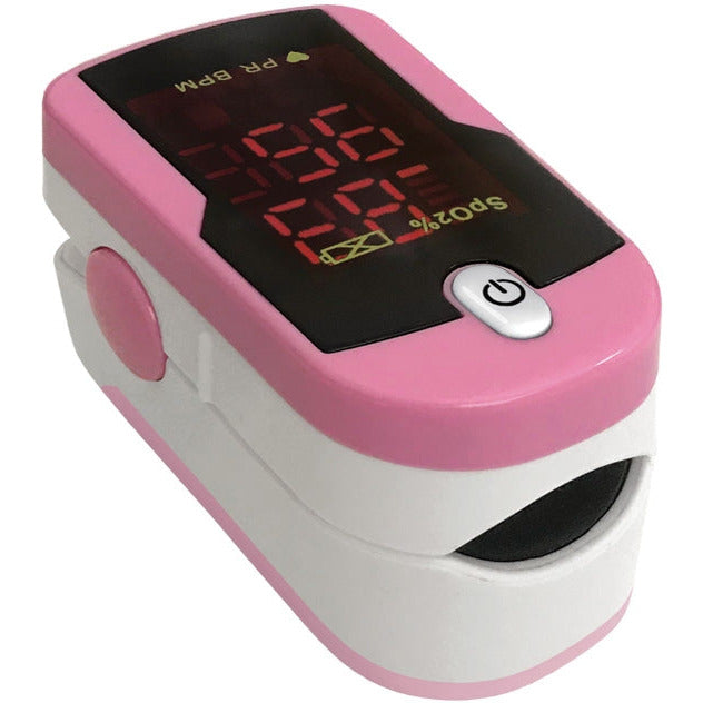 Fingertip Pulse Oximeter Diagnostics Prestige Hot Pink  