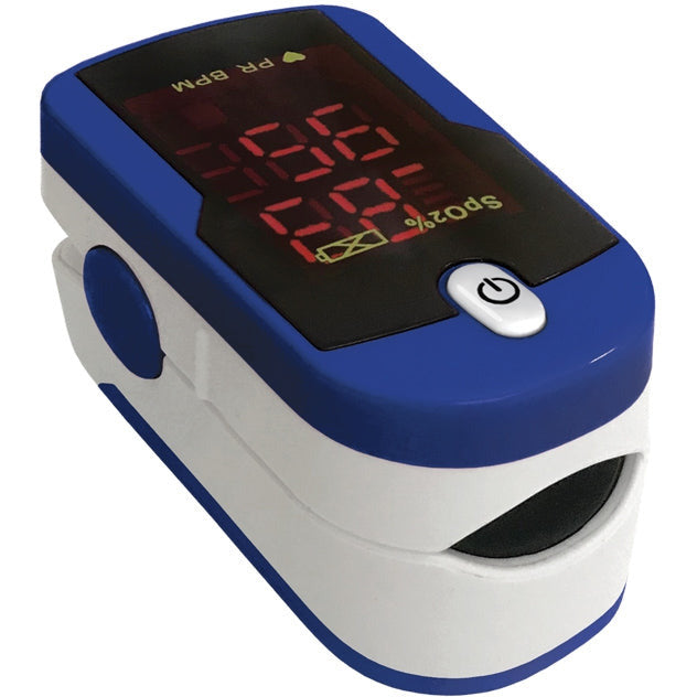 Fingertip Pulse Oximeter Diagnostics Prestige Royal Blue  