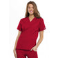 Cherokee WorkWear Women's V-Neck Tunic Scrub Top  Cherokee XS Red 