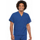 Cherokee WorkWear Unisex Tunic Scrub Top  Cherokee XS Royal Blue 