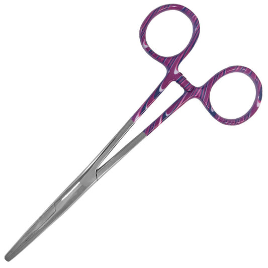 5.5" ColorMate™ Kelly Forceps Candy Swirls Purple Accessories Prestige   