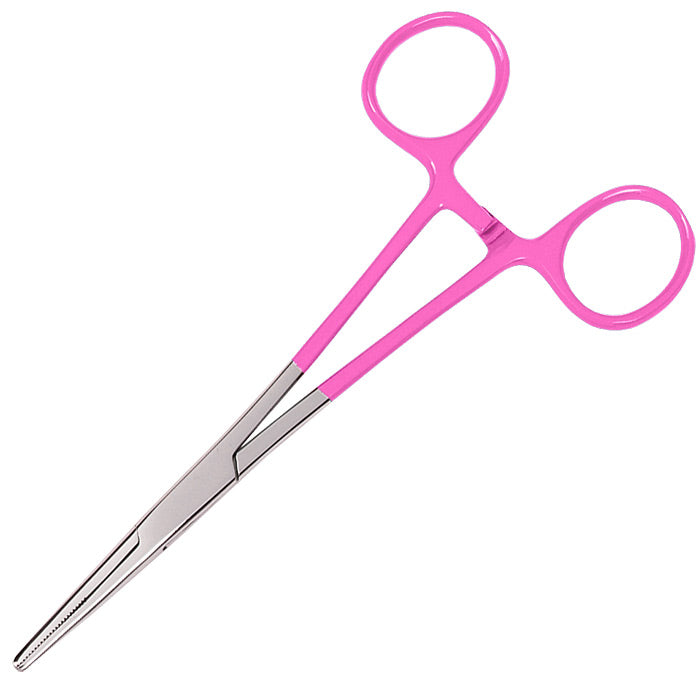 5.5" ColorMate™ Kelly Forceps Hot Pink Accessories Prestige   