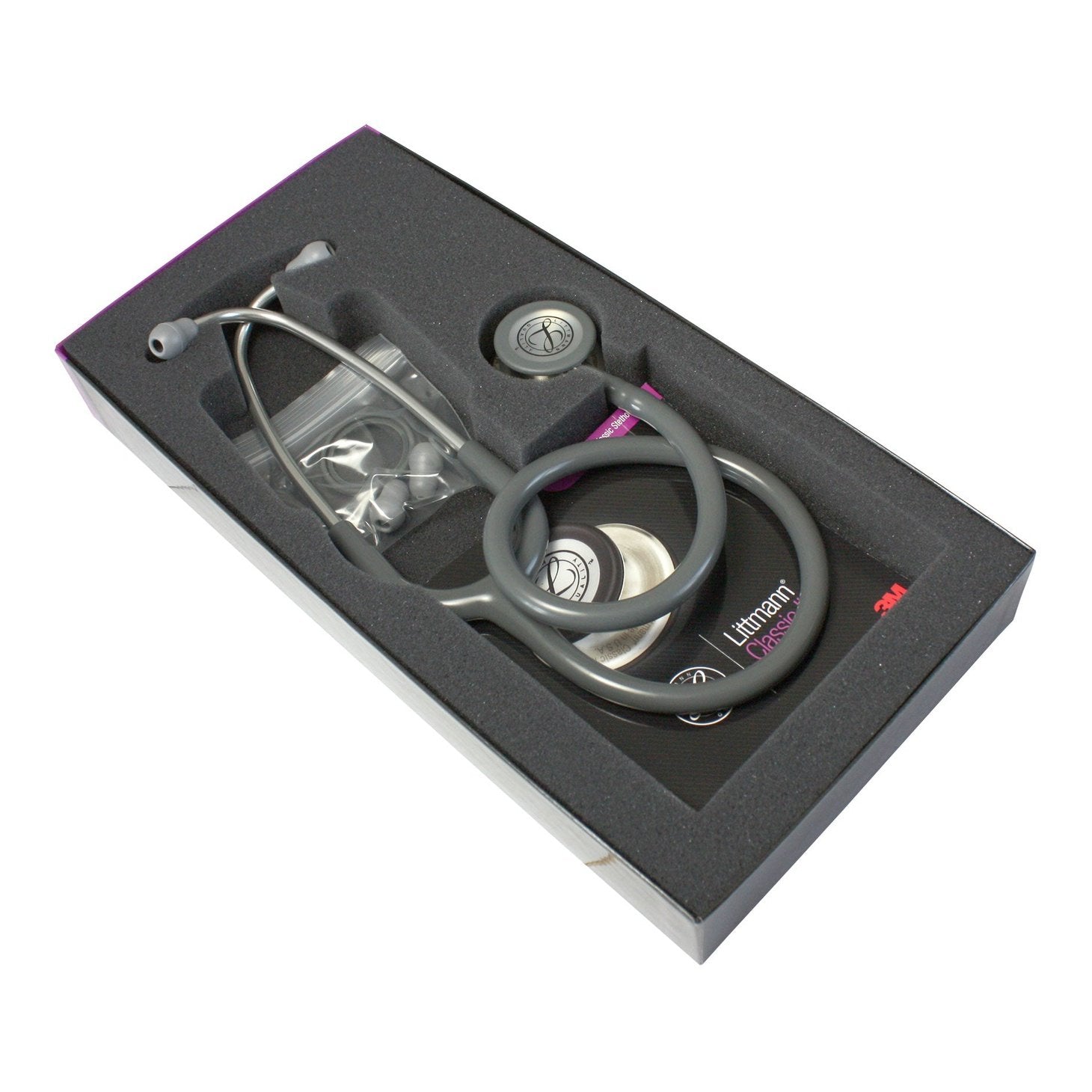 Littmann Classic III Monitoring Stethoscope: Gray 5621