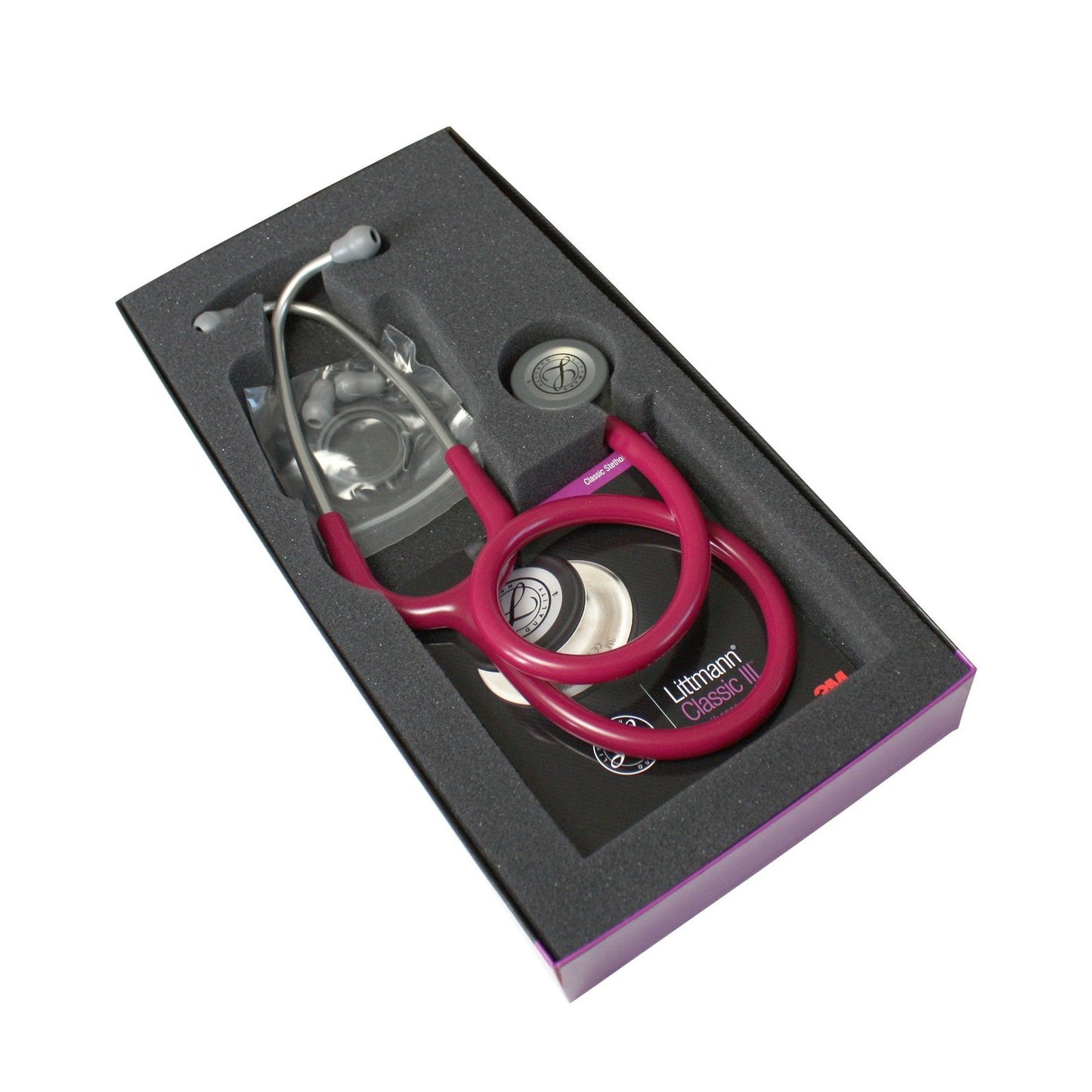 Littmann Classic III Monitoring Stethoscope: Raspberry 5648 Stethoscopes 3M Littmann   
